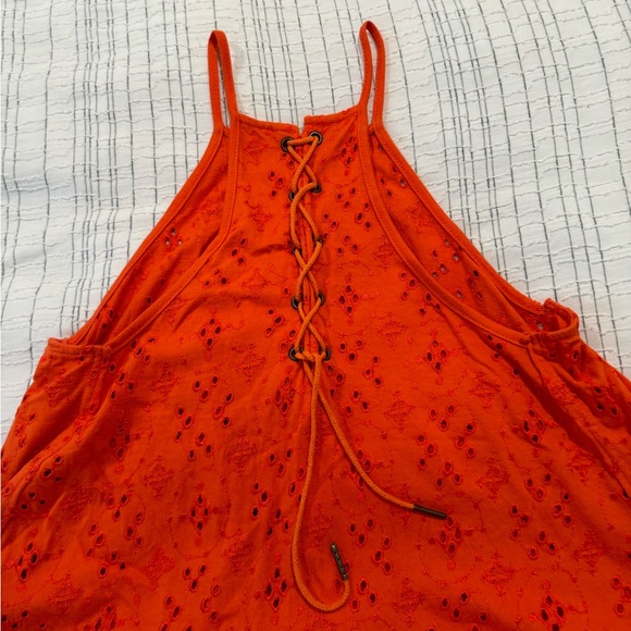 Free people orange top - Picture 3 of 4